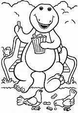 Free Printable Barney Coloring Pages For Kids sketch template