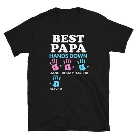 Best Papa Personalized Shirt Hoodie Custom Grandpa Papa | Etsy | Personalized shirts, Custom ...