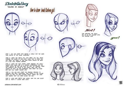 How-to-draw-head-Cartoon-Girl | Disney style drawing, Cartoon drawing tutorial, Cartoon drawings