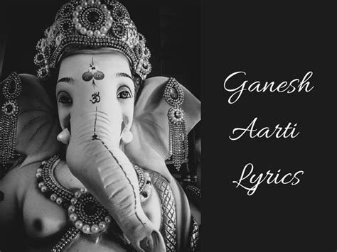 Jai Ganesh aarti lyrics| Ganesh Ji Aarti: Here are the lyrics of "Jai ...