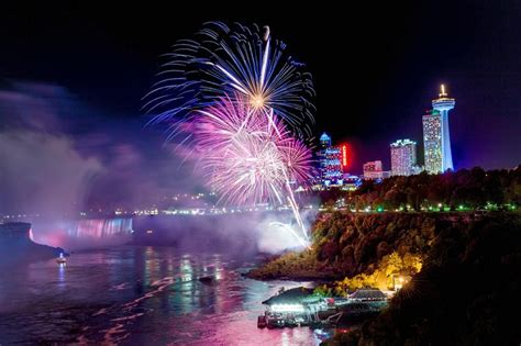 Niagara Falls, Canada: Falls Fireworks Cruise with Hornblower Niagara ...