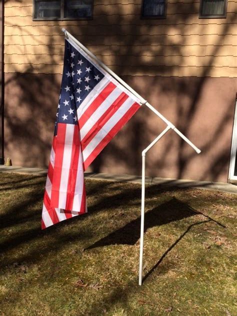 Rotating PVC Flag Pole Kit with Choice of Flag | Etsy | Pvc flag pole, Flag pole, Flag pole kits