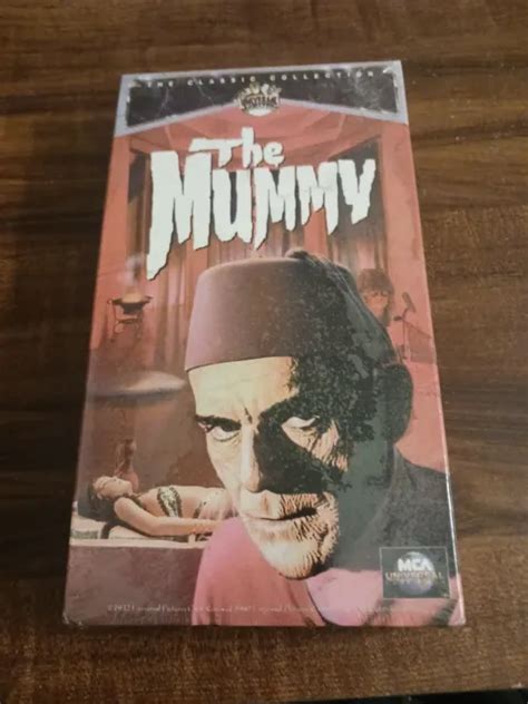 THE MUMMY NEW VHS Original B&W 1932 Boris Karloff Universal Monster Classic CC $5.99 - PicClick