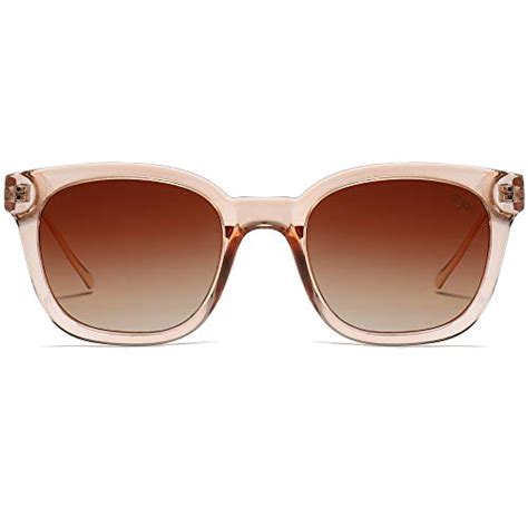 SOJOS Classic Square Polarized Sunglasses Womens Mens Retro Trendy ...