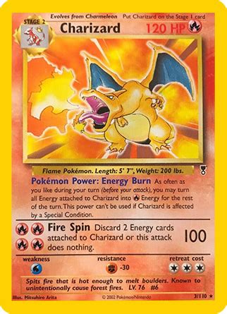 Charizard Pokemon Card - azucarillosdecolores.com