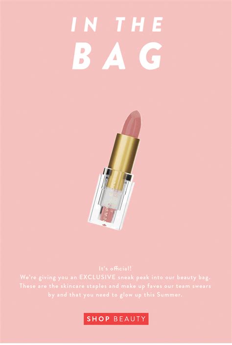 a pink lipstick with the words in the bag on it