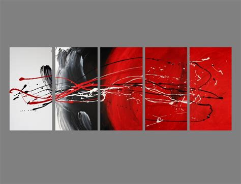 10 Best Ideas of Red And Black Canvas Wall Art