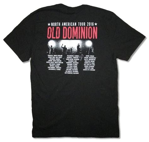 Old Dominion North American 2016 Tour Tees | Tees, Old dominion, American tours