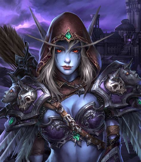 wind running in lordaeron blizzard fan art of Sylvanas Windrunner before the Undercity ...