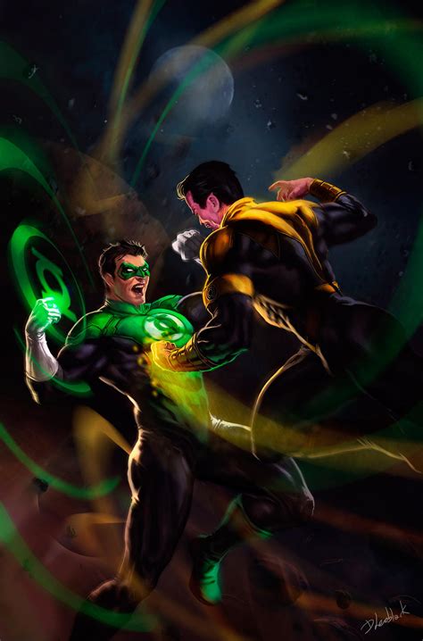 Green lantern vs Sinestro by dleoblack on DeviantArt