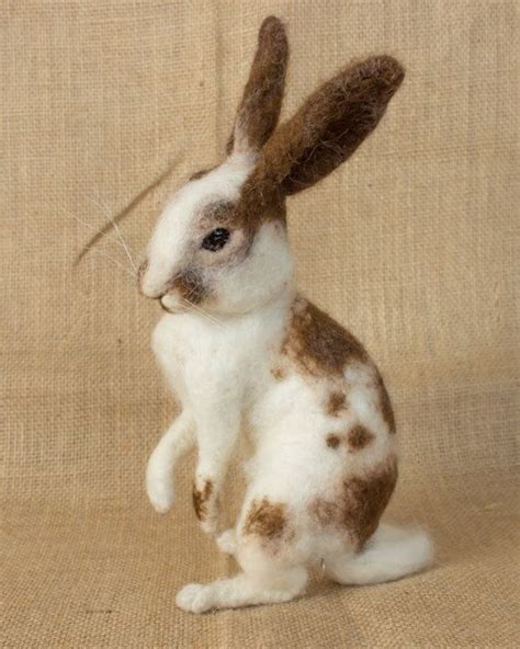 RESERVED FOR LORETTA Oscar the Rabbit: Needle Felted Animal | Etsy ...