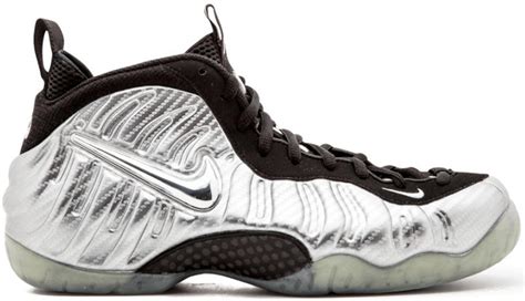 Nike Synthetic Air Foamposite Pro Basketball Shoe 8 Us in Metallic Silver/Metallic Silver ...