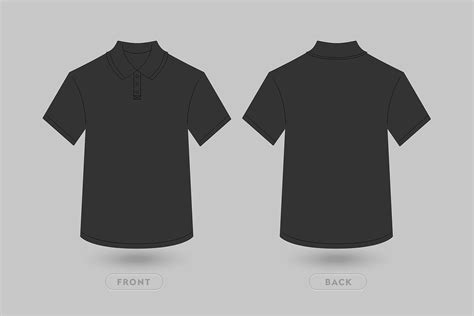 Black Polo Shirt Mockup