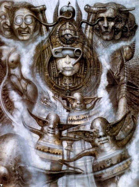 The Most Unforgettable Creations of H. R. Giger | Giger art, Hr giger art, Hr giger