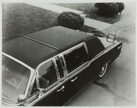 President John F Kennedy’s “SS-100-X” 1961 Lincoln Continental convertible, showing the optional ...