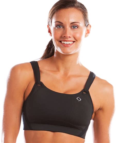 Brooks BLACK Jubralee High Impact Wire-Free Sports Bra, US 38DD, UK 38DD - Bras & Bra Sets