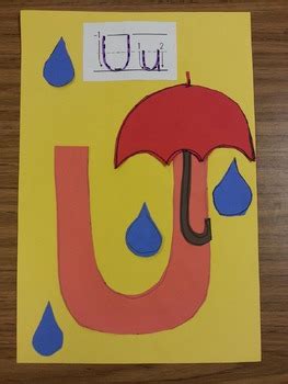 Letter U Umbrella Craft