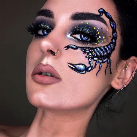 Pin by Evangeline DeMuro on Zodiac makeup in 2021 | Face painting ...