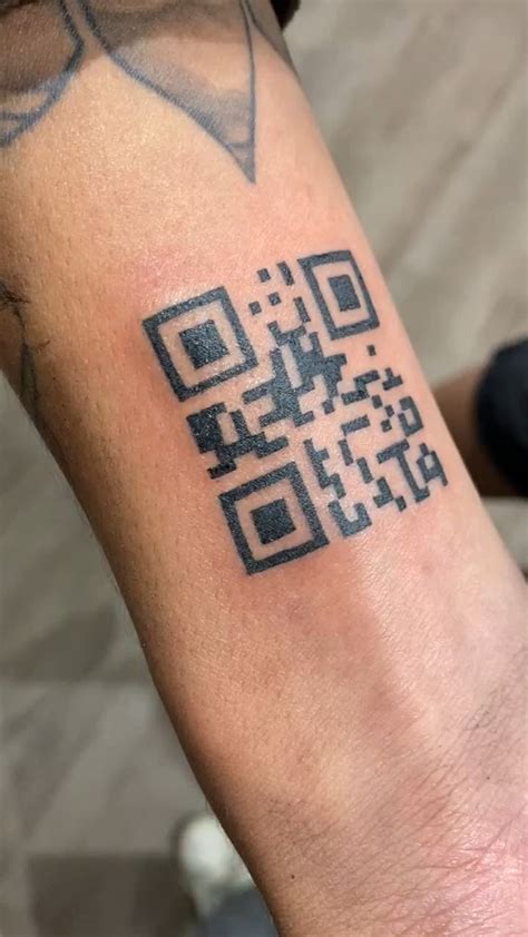 Qr Code Tattoo Ideas - Design Talk