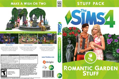 The Sims 4 Romantic Garden Stuff Custom Boxart