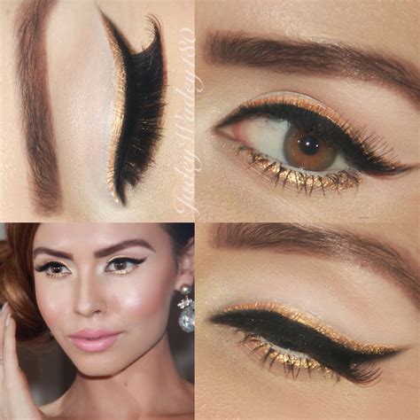 Winged liner holiday makeup Gorgeous Makeup, Beauty Makeup, Makeup Looks, Hair Makeup, Hair ...