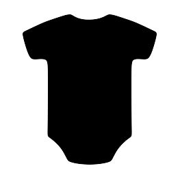 319 Silhouette Baby Onesie Svg SVG PNG EPS DXF File