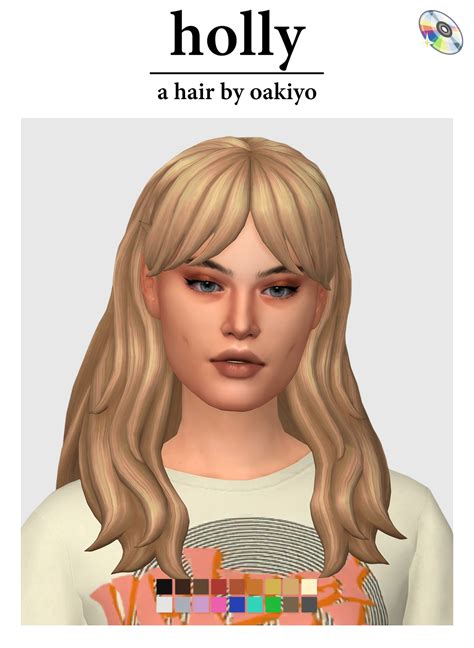 neecxle cc finds ☾ : oakiyo: Holly Hair I loved the bangs I made from...