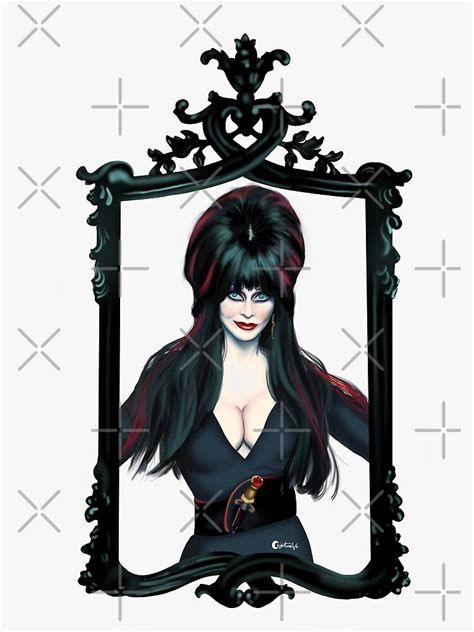 "Elvira sticker" Spiral Notebook for Sale by TsukikoStudios | Redbubble