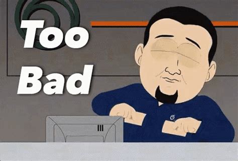 Too Bad GIF - SouthPark TooBad NippleRub - Discover & Share GIFs