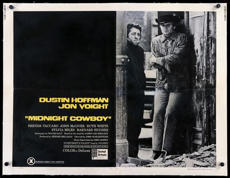 Midnight Cowboy (1969) Original Half-Sheet Movie Poster - Original Film Art - Vintage Movie Posters