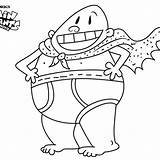 Captain Underpants Coloring Pages  Free Printable sketch template
