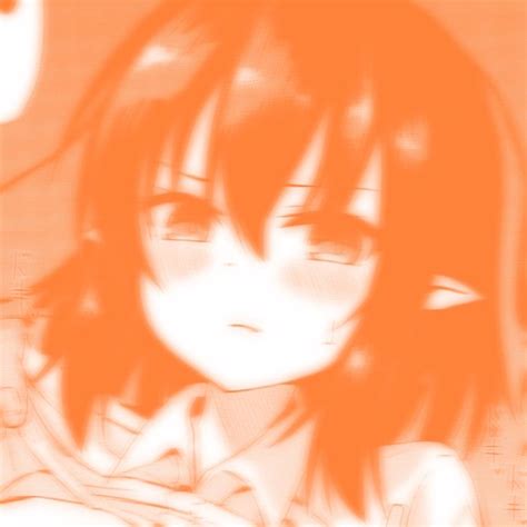 ~manga pfp~ in 2022 | Orange icons:), Profile picture, Kawaii anime