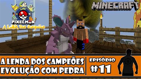 Pixelmon - A Lenda dos Campeões - #11 - Evoluindo com Pedra + Park Ball - YouTube