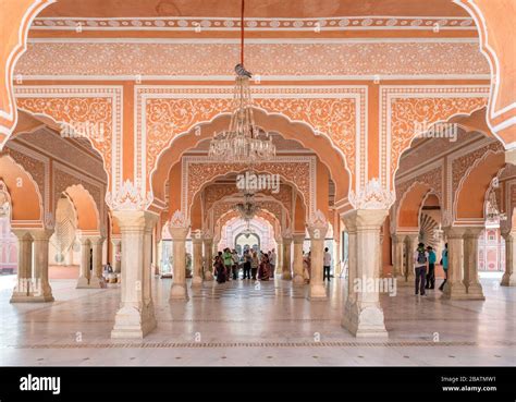 The Diwan-i-Khas (Hall of Private Audience) at the centre of the Sarvatobhadra in the City ...