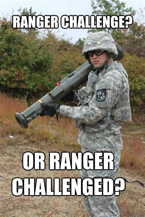 Ranger Challenge? Or Ranger Challenged? - Cateye Fail - quickmeme