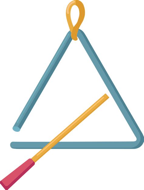 Triangle instrument clipart. Free download transparent .PNG | Creazilla