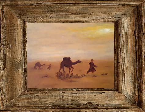 Desert Landscape Sand Desert Art Original Painting Animal - Etsy