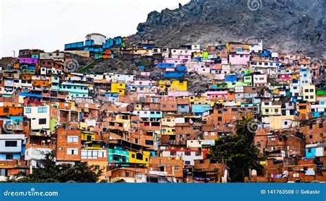 Slum Buildings in Lima, Peru Stock Photo - Image of messy, incomplete ...