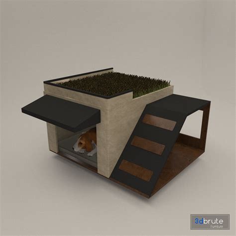 Modern Dog house 3d model Buy Download 3dbrute