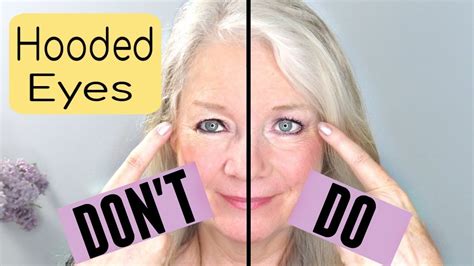 Do's and Don'ts for Hooded, Downturn or Mature Eye Makeup - YouTube