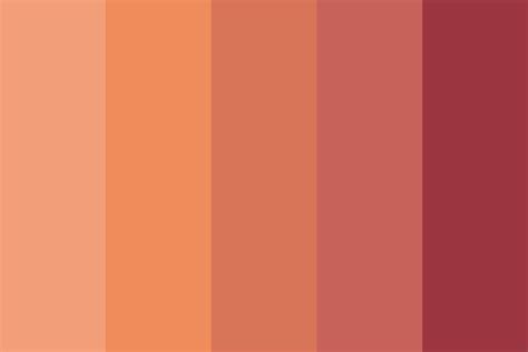 Desaturated Red Color Palette