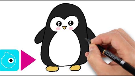 Tuto Dessin Kawaii Animaux Mignon Facile Comment Dessiner Un Pingouin | Images and Photos finder