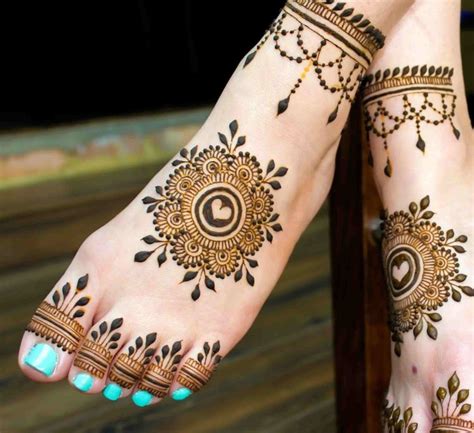 Simple Flower Mehndi Designs For Legs | Best Flower Site