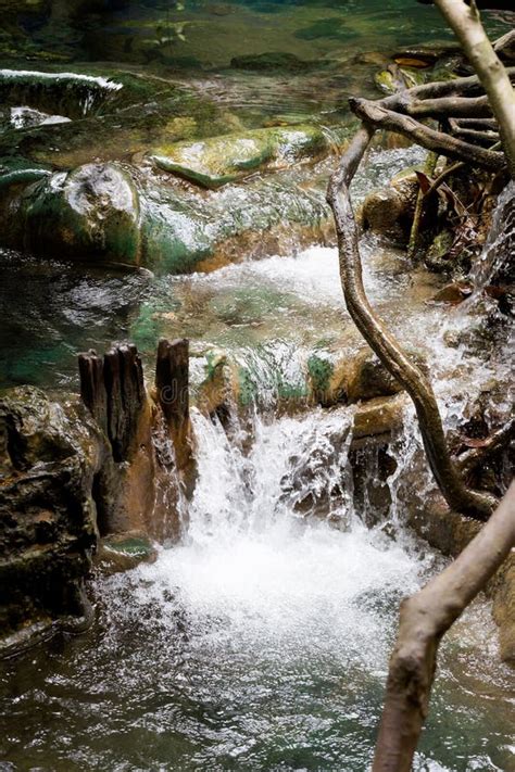 Krabi Hot Springs Waterfall Stock Photo - Image of healthy, asia: 116192118