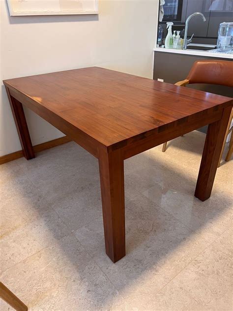 Scanteak Teak Lois Dining Table 150cm, Furniture & Home Living, Furniture, Tables & Sets on ...