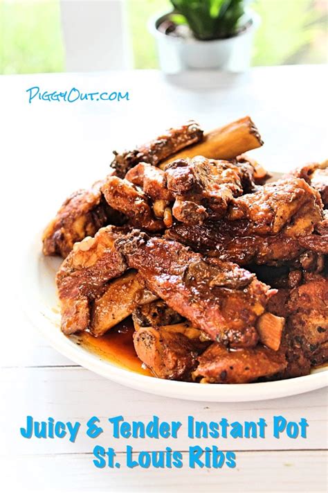 Juicy and Tender Instant Pot St. Louis Ribs - Piggy Out