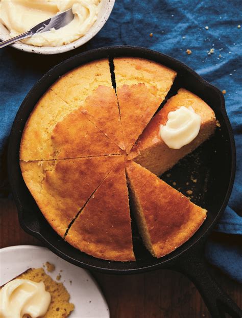 Skillet Cornbread with Honey Butter | Recipe | Skillet cornbread, Honey ...