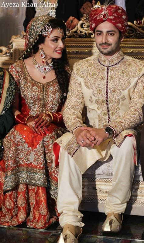 Ayeza Khan and Danish Taimoor Wedding Photos – Zeenat Style