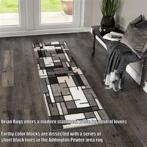 Orian Rugs offers a modern statement piece for neutral lovers. Orian ...