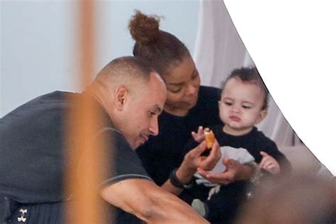 Janet Jackson feeds baby son Eissa in Miami Beach, Florida | Sandra Rose